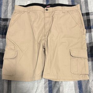 Dickies Beige Cargo Shorts for Men